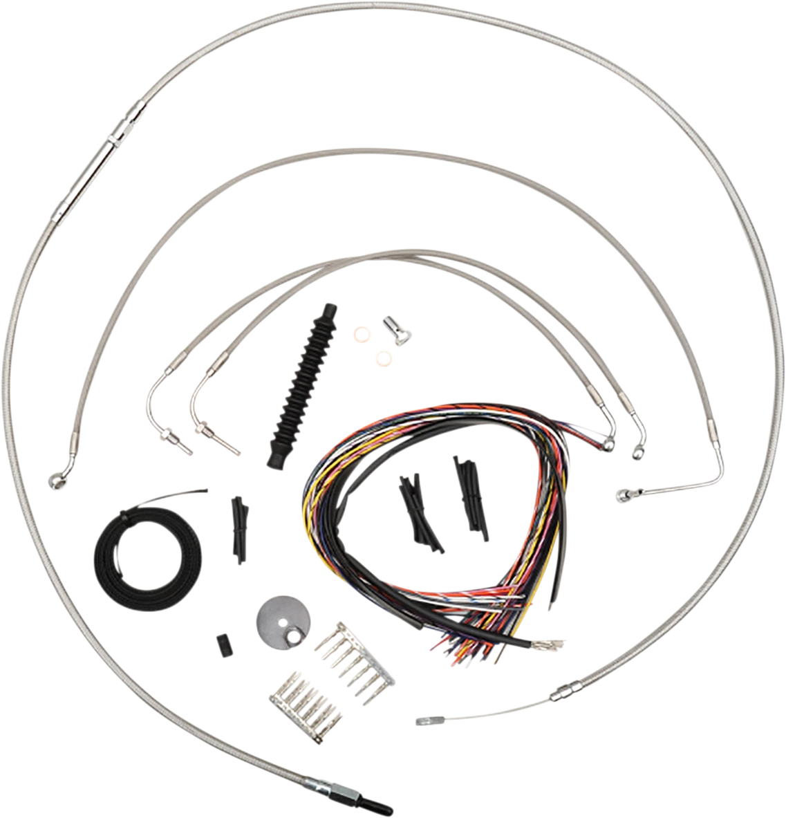 Handlebar Cable/Brake Line Kit for LA CHOPPERS (15" - 17" Handlebars)