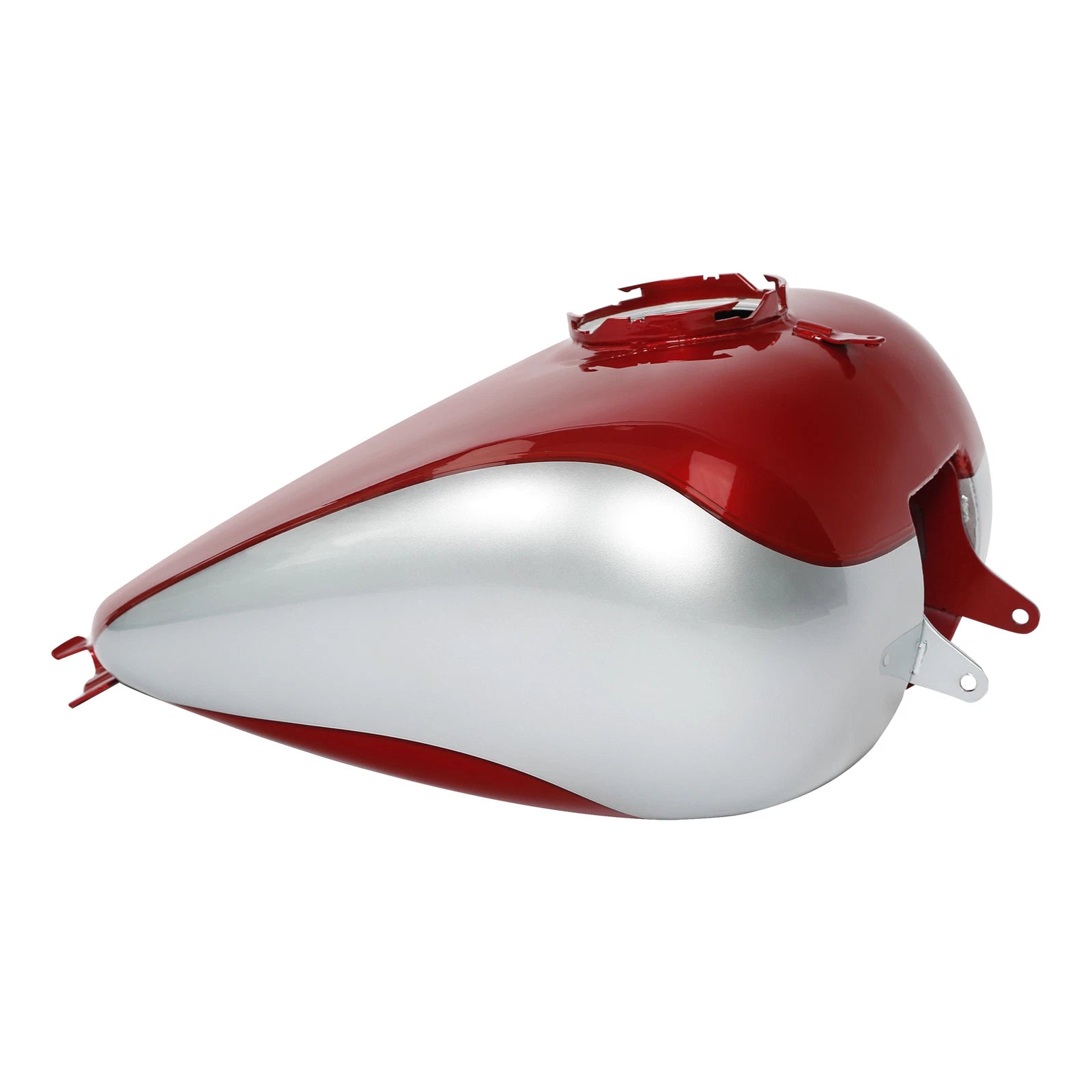 Fuel Gas Tank for Harley Road Glide (2008–2023) 18 Wicked Red/Barracuda Silver