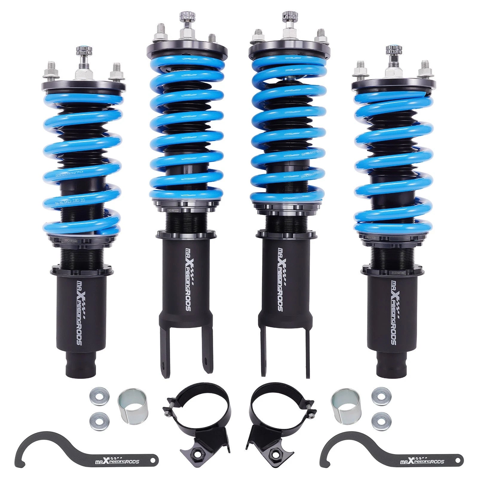 Set of 2 Coilovers for Honda Civic Integra (1992–2001)
