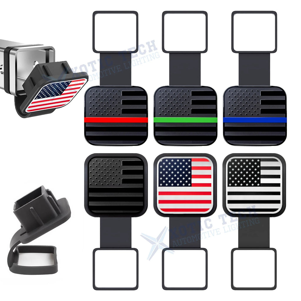 2" Universal Flag Tow Hitch Cover for Universal (2000–2030)