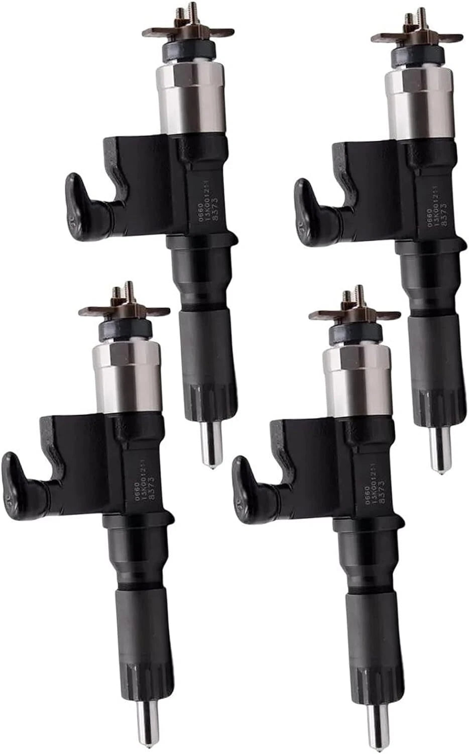 Set of 4 Common Rail Injectors 8-97609788-7 095000-6366 for Isuzu 4HK1 6HK1