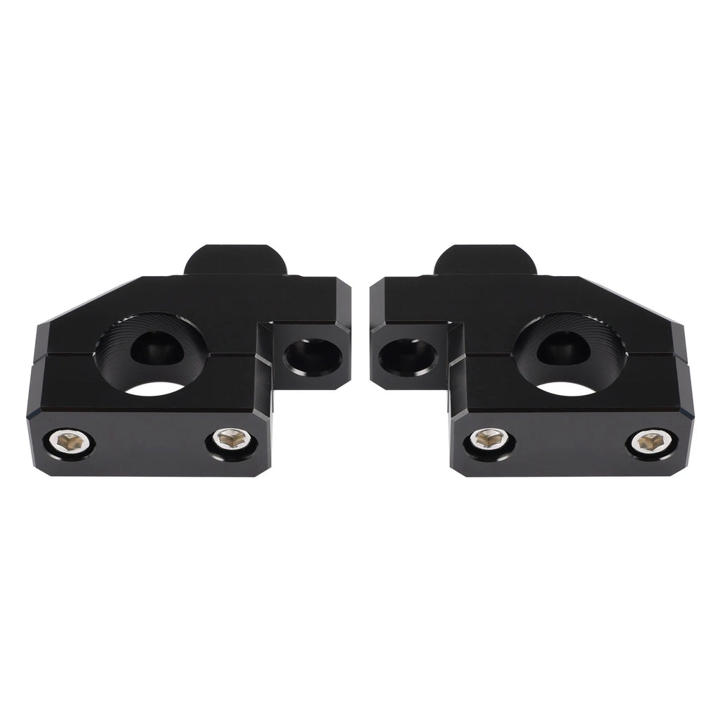 20mm Offset Black Handlebar Risers for KTM 390 790 890 1290 Adventure (2019–2024)
