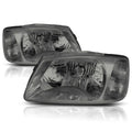 Headlight Replacement Pair for Hyundai Accent (2000–2002) - Smoked Housing