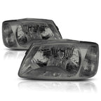 Headlight Replacement Pair for Hyundai Accent (2000–2002) - Smoked Housing