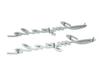 Rear Chrome Quarter Panel Emblems for 1962 Chevy Impala (Qty 2)