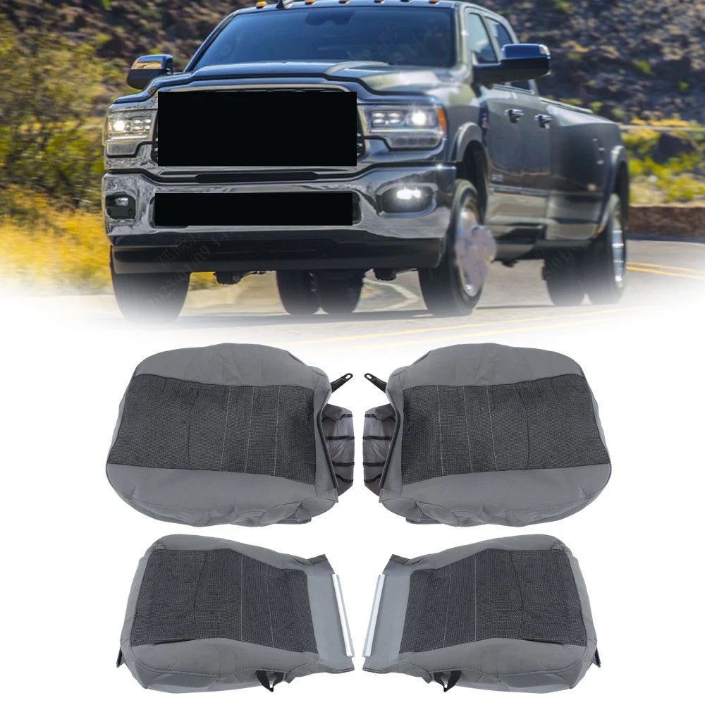Set of 2 Seat Covers for Ram 1500 2500 3500 4500 5500 (2013â2018)