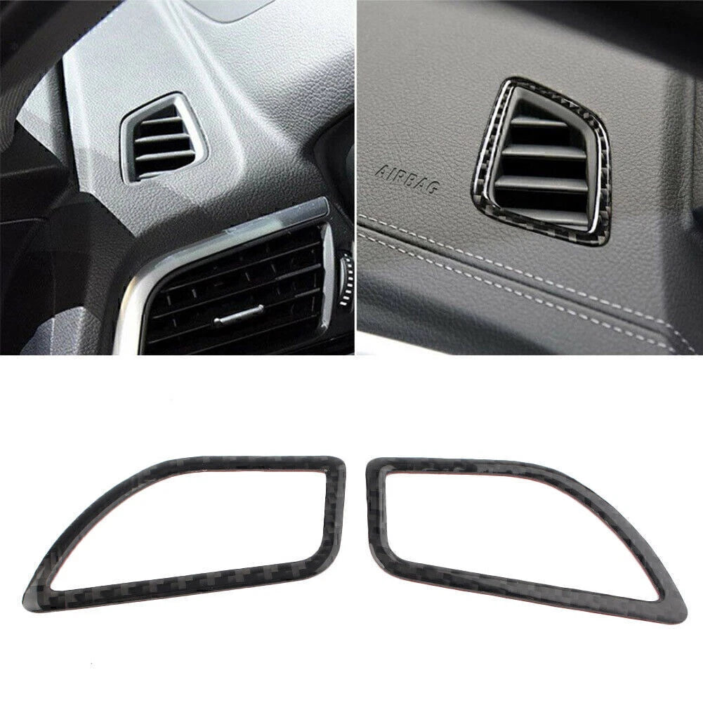 2X Carbon Fiber Air Outlet Frame Trims for BMW F20 F21 (All Years)