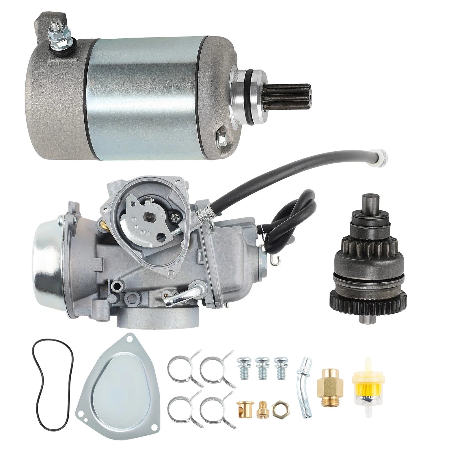 Carburetor Kit + Starter Motor SMU0061 for Polaris Sportsman 500 (1996–2000)