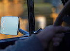 Chrome Exterior Door Mirror with LED Turn Signal for Ford Bronco (1966–1977)