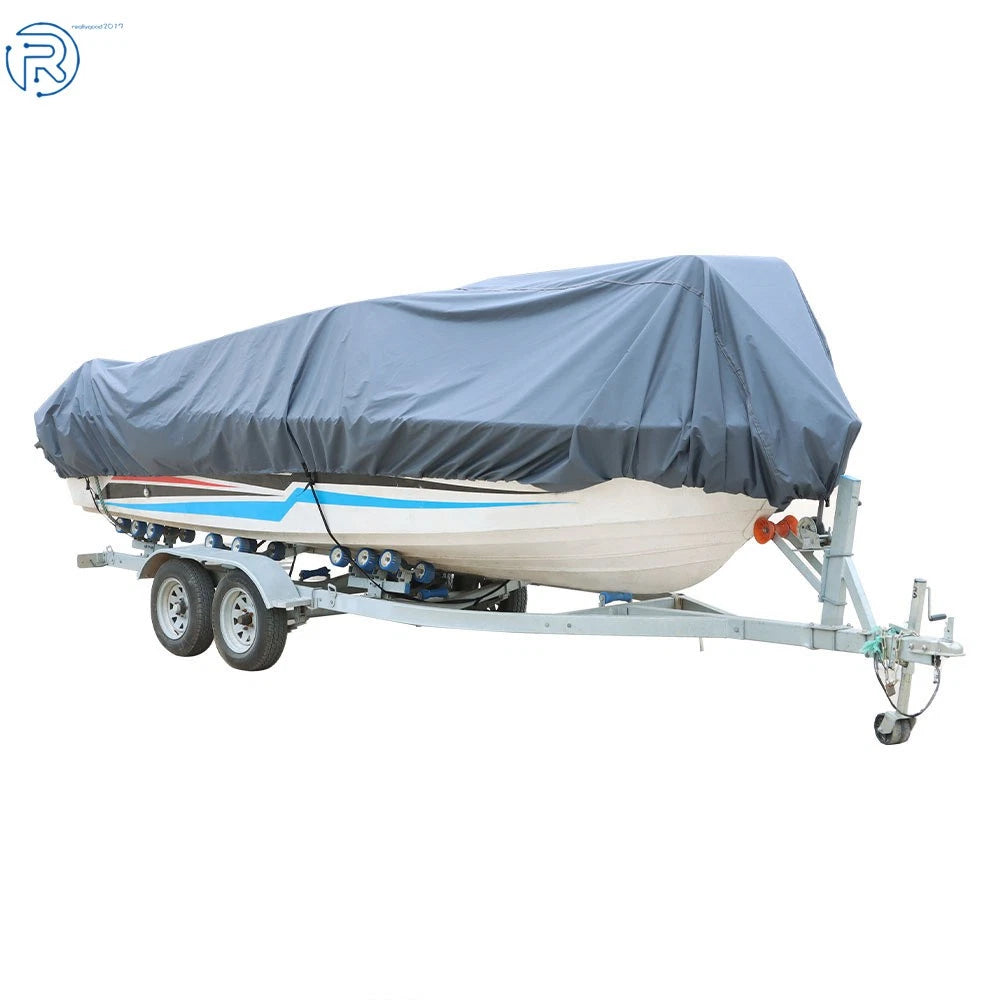 Boat Cover for Towable Boats (600D Marine Grade Polyester, Waterproof)