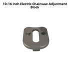 Gray Aluminum Chain Adjuster Block for Electric Chainsaws (10-16 Inch)