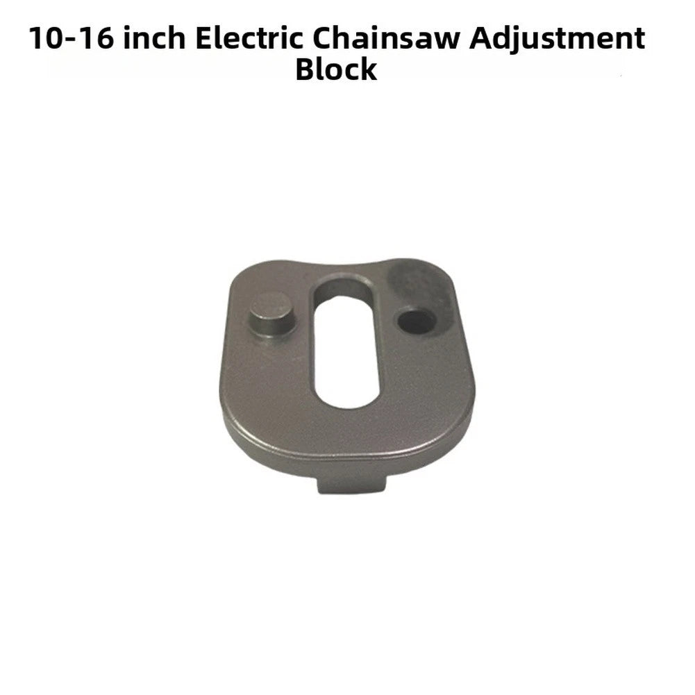 Gray Aluminum Chain Adjuster Block for Electric Chainsaws (10-16 Inch)
