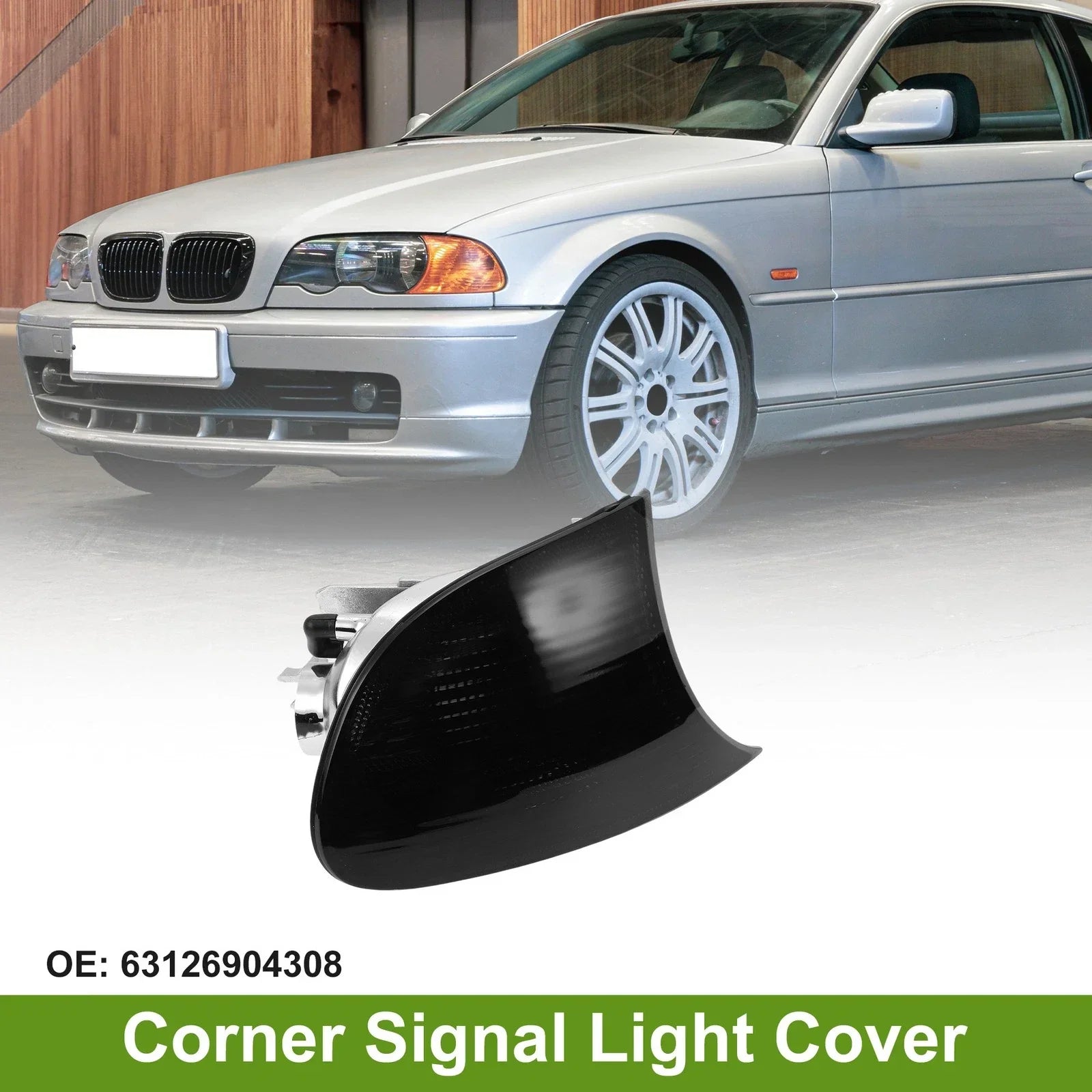 1 pc Right Corner Signal Light Cover for BMW 3-Series (1999 - 2001)