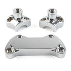 7" Handlebar Risers Top Clamp for Harley Dyna Softail Sportster