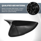 Pair Rearview Mirror Cover Overlay Gloss Black for Honda Accord (2018–2020)