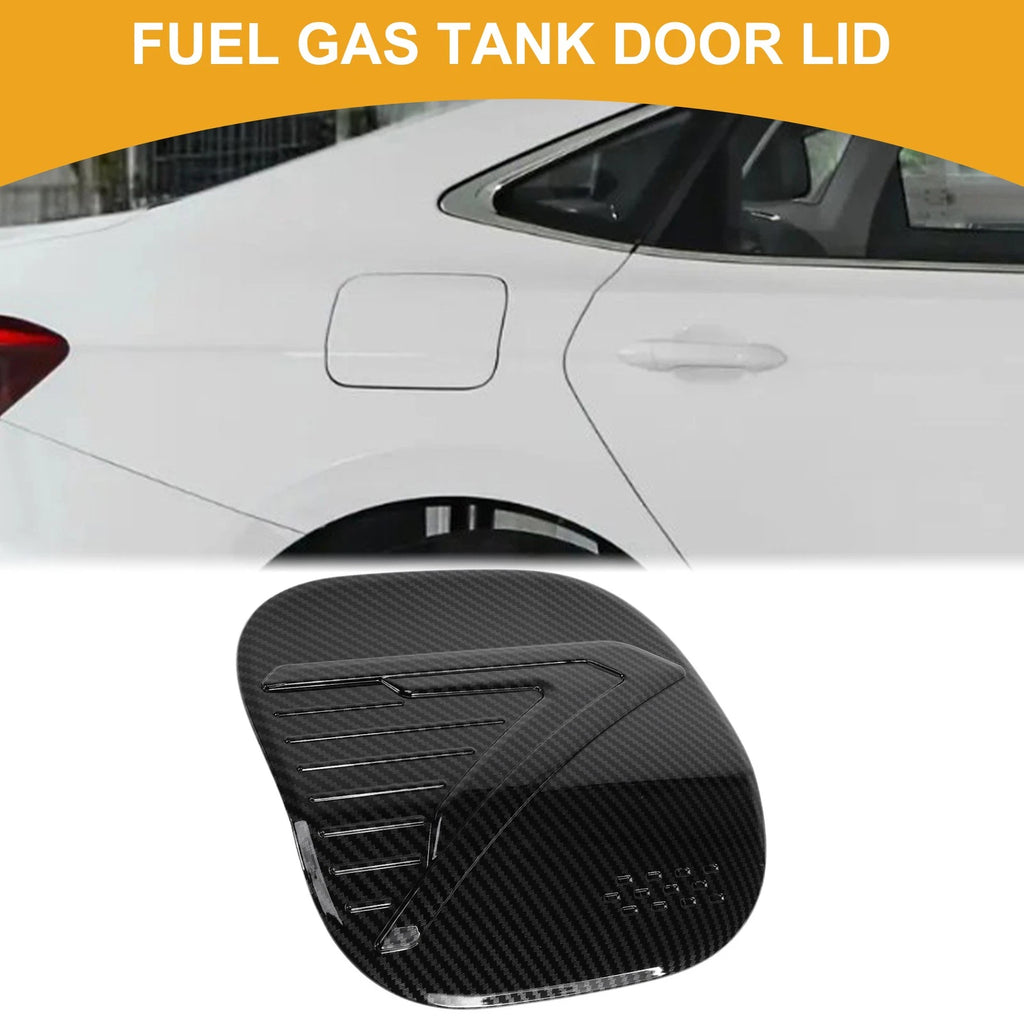 Fuel Tank Door Cap for Nissan Qashqai (2023–2025) Carbon Fiber Black