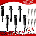 6X Ignition Coil + Iridium Spark Plug Kit for BMW 320i (2003–2005)