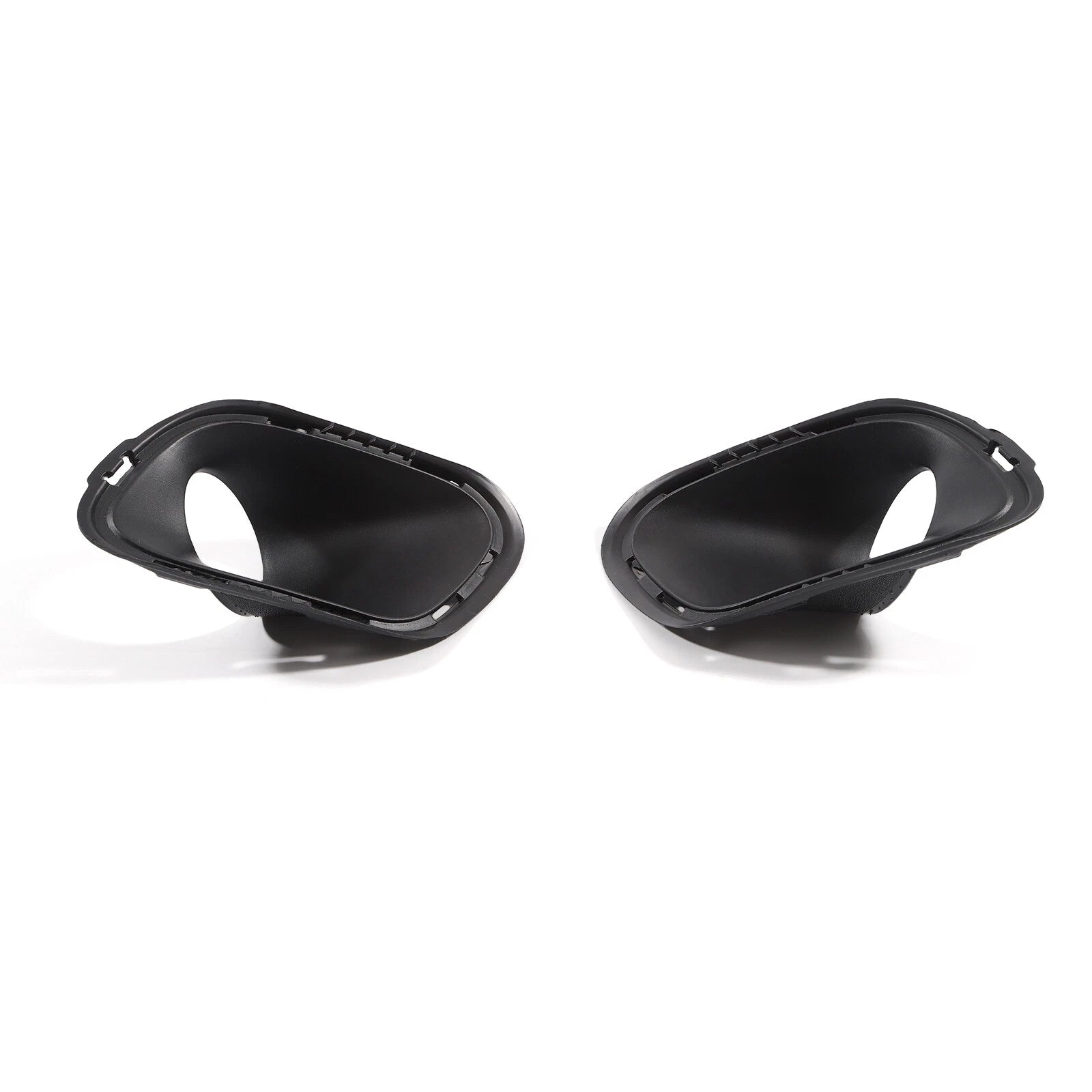 Set of 2 Front Bumper Fog Light Lamp Cover Bezels for Jeep Cherokee (2014–2018)