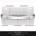 Polished Chrome Front Bumper Face Bar for Express Savana 1500 2500 3500 (2003–2023)