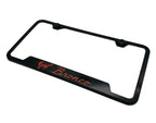 License Plate Frame Notched Black for Ford Bronco (2021–2024)