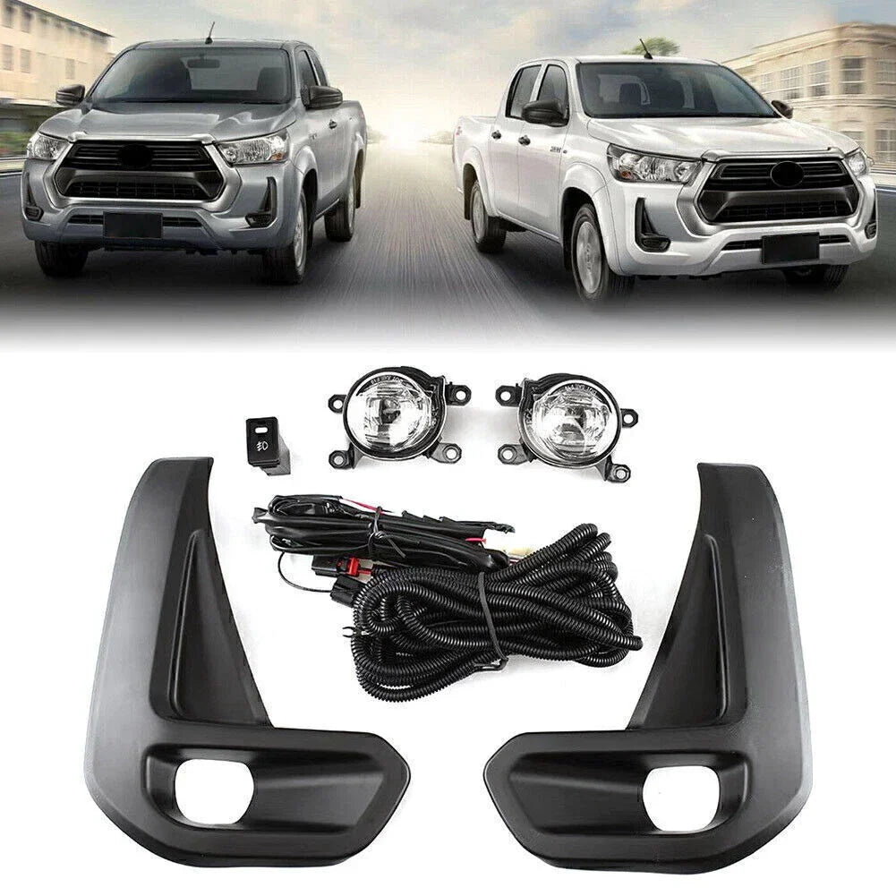 ABS Plastic Fog Lamp Driving Light for Toyota Hilux (2020-2022)