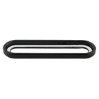Black Instrument Indicator Lamp Bezel Cover for Harley Road Street Glide (96-13)