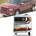 Driver HID Headlight Assembly for Chevy Silverado 1500 (2016–2018)