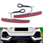 Rear Bumper Reflector Fog Light for Honda Civic Hatchback