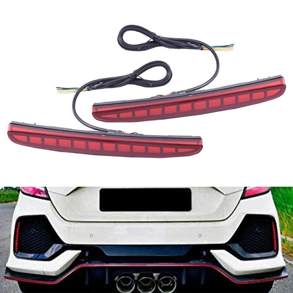 Rear Bumper Reflector Fog Light for Honda Civic Hatchback