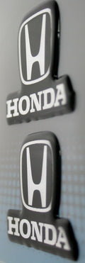 2X Chrome 3D Emblem Stickers for Honda Truck Car