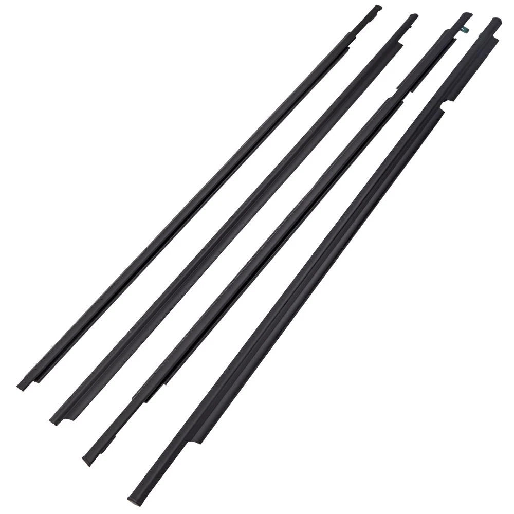 Set of 4 Door Window Moulding Trim Weatherstrip for Lexus GX470 (2003–2009)