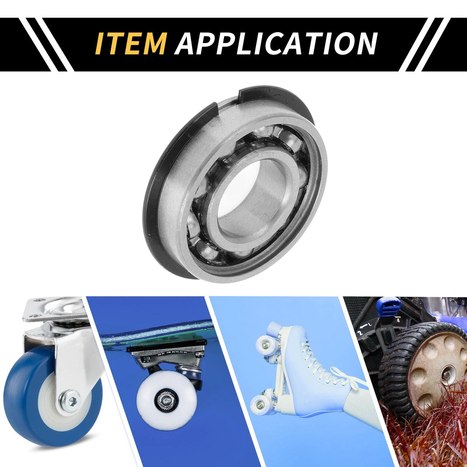 6900NR Deep Groove Ball Bearing for Scooter Skateboard (10x22x6mm)