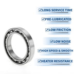 Deep Groove Ball Bearing 50x72x12mm for Scooter Skateboard (1 Pc)