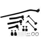 Set of 10 Ball Joints and Tie Rods for Jeep Wrangler (2007–2018)