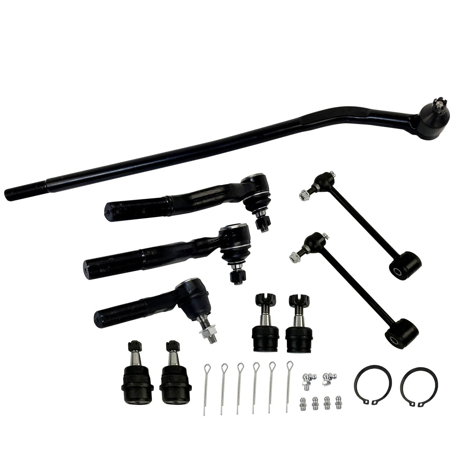 Set of 10 Ball Joints and Tie Rods for Jeep Wrangler (2007–2018)