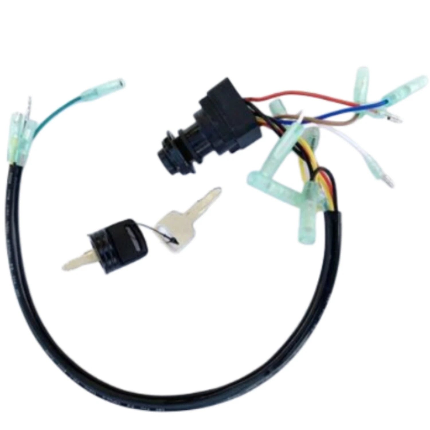 Control Box Ignition Switch Key for Yamaha 2 4 Str Outboard Motor (EPM 703-82510-45)