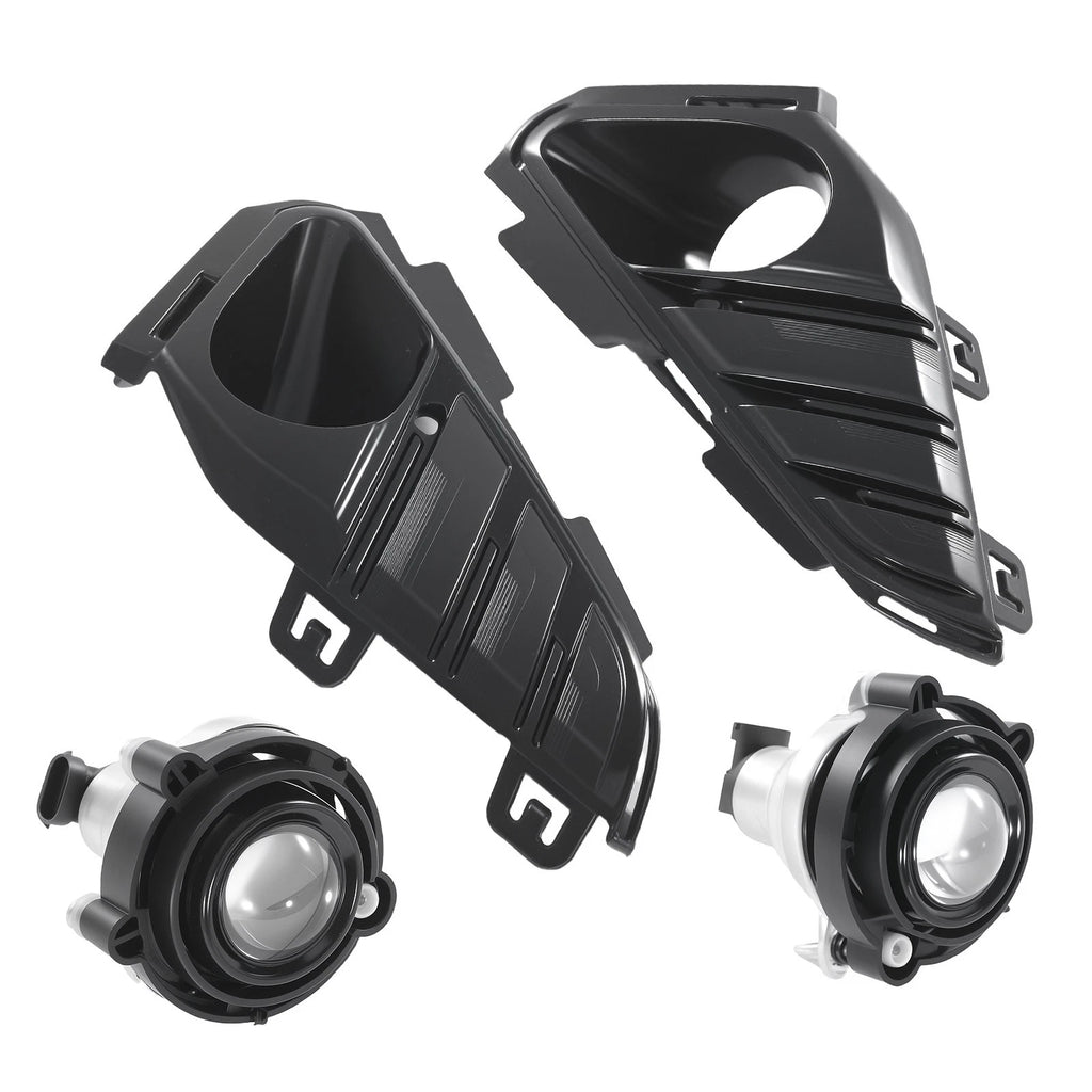 Fog Lamp Assembly Pair for GMC Terrain (2018–2021) 10335108 w/ Bulbs