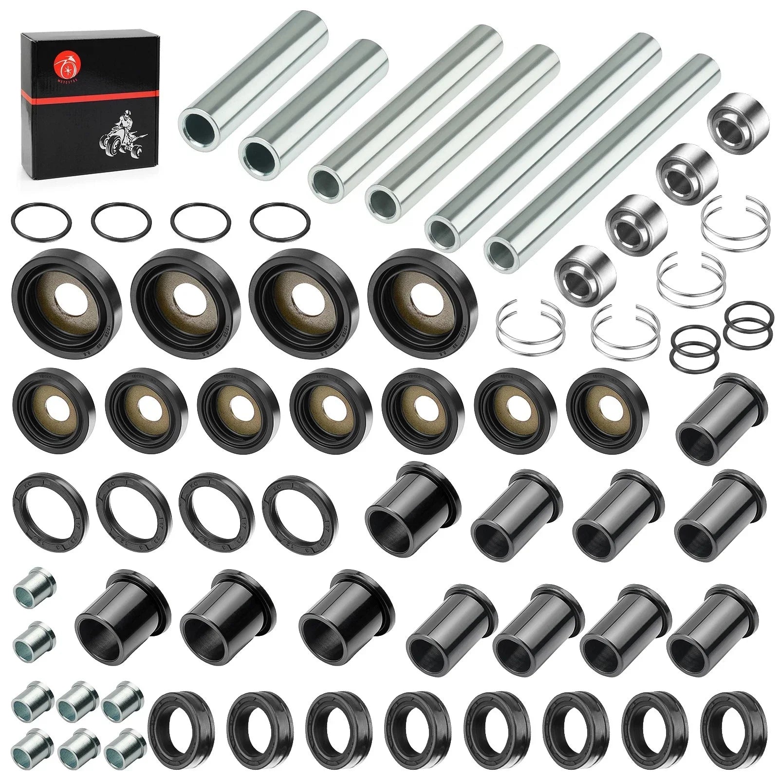 2 x Rear A-Arm Bushing Shaft Kit for Honda Rincon 680 4x4 TRX680 FA FGA (2006–2014)
