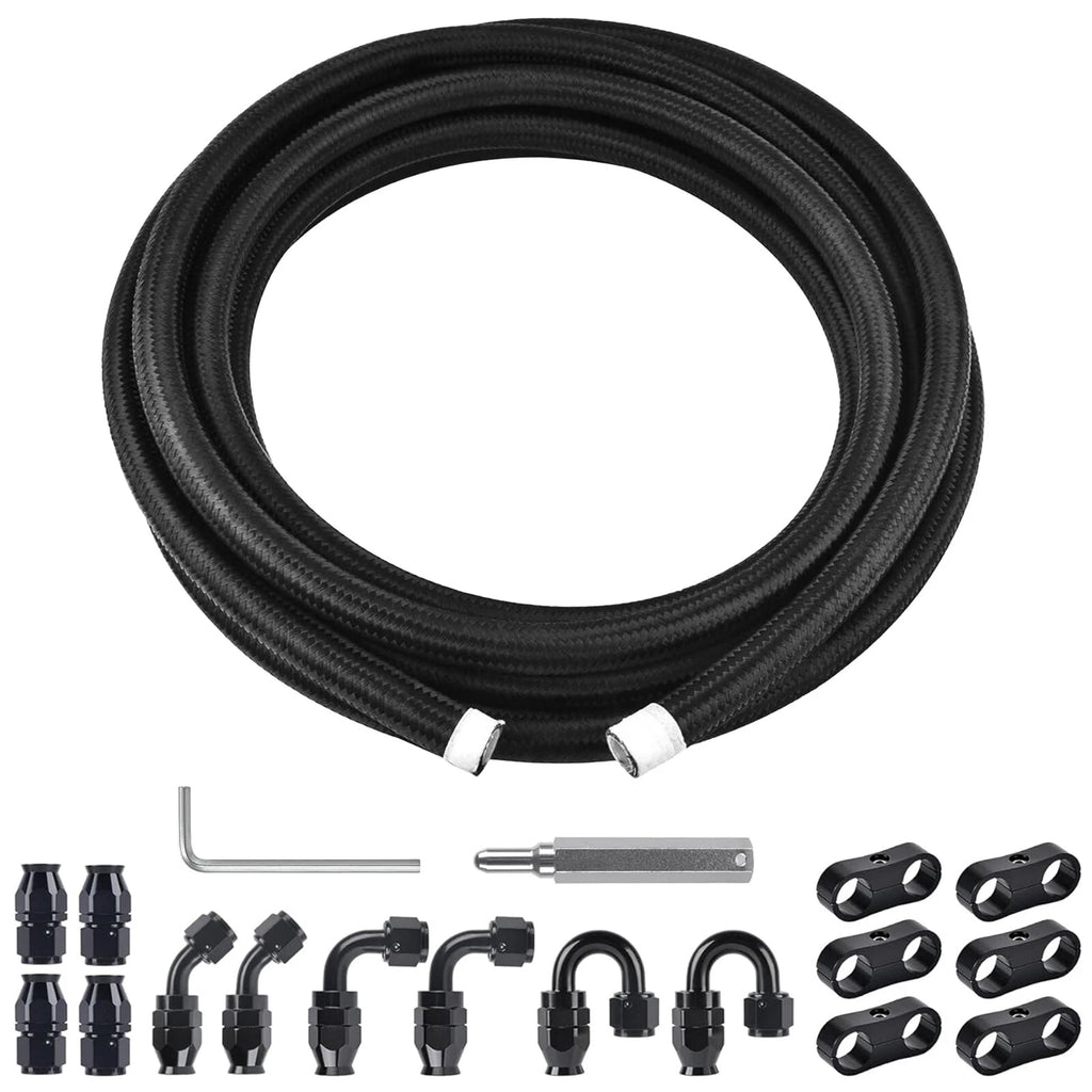 10FT PTFE Fuel Line Hose for E85 Petrol (Universal)