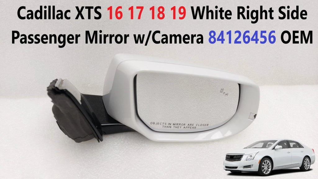 Right Passenger Side Mirror for Cadillac XTS (2016–2019) w/Camera 84126456