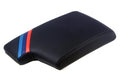 M Style Leather Synthetic Center Console Armrest Cover for BMW E90 (2005–2013)