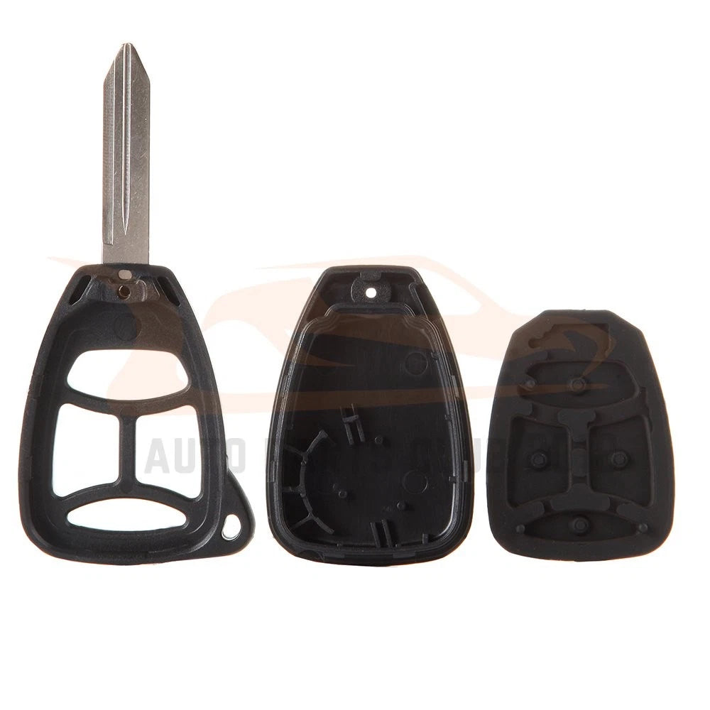 Keyless Key Fob Remote Case Shell for Jeep Grand Cherokee, Chrysler 300