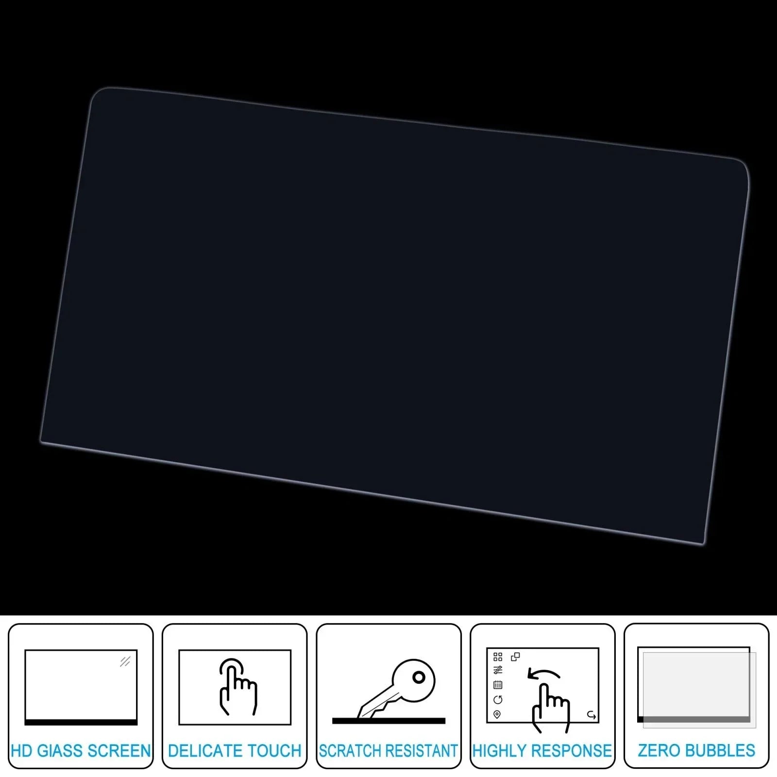 7 Inch 0.03'' Thickness Navigation Screen Protector for Honda Civic (2016)