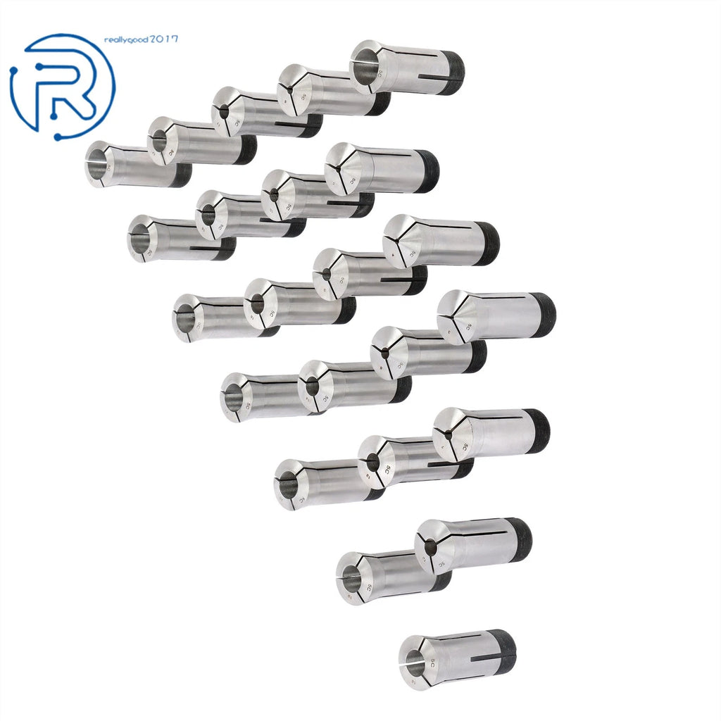 Set of 23 Metric 5C Collets for Various Applications (3mm - 25mm × 1mm)