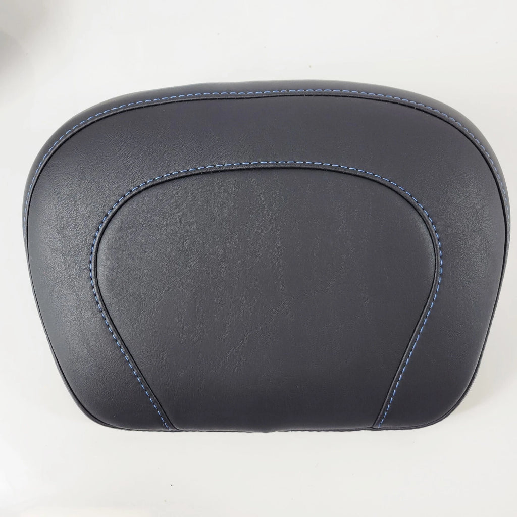 Passenger Pad for Harley Chopped Tour-Pak FLH/T (2014–2023) Blue Stitch