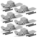 Set of 6 Easy-Off Aluminum Tarp Stops with 12 Clevis Pins 1705775