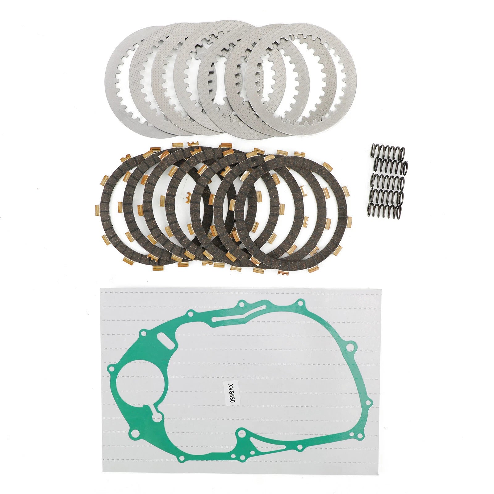 Clutch Plate and Gasket Kit 3B6-W001G-00-00 for Yamaha V Star 650 (1998–2011)