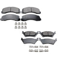 Set of 4 Akebono ProACT Ceramic Brake Pads for Ford F-150 (2012–2017)
