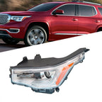 Headlight for GMC Acadia SL (2017–2019) Chrome Clear Left Driver Side