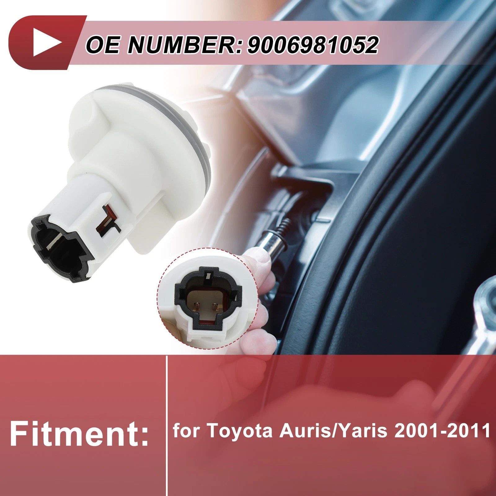 Front Turn Signal Light Socket for Toyota Auris/Yaris (2001–2011) No.9006981052